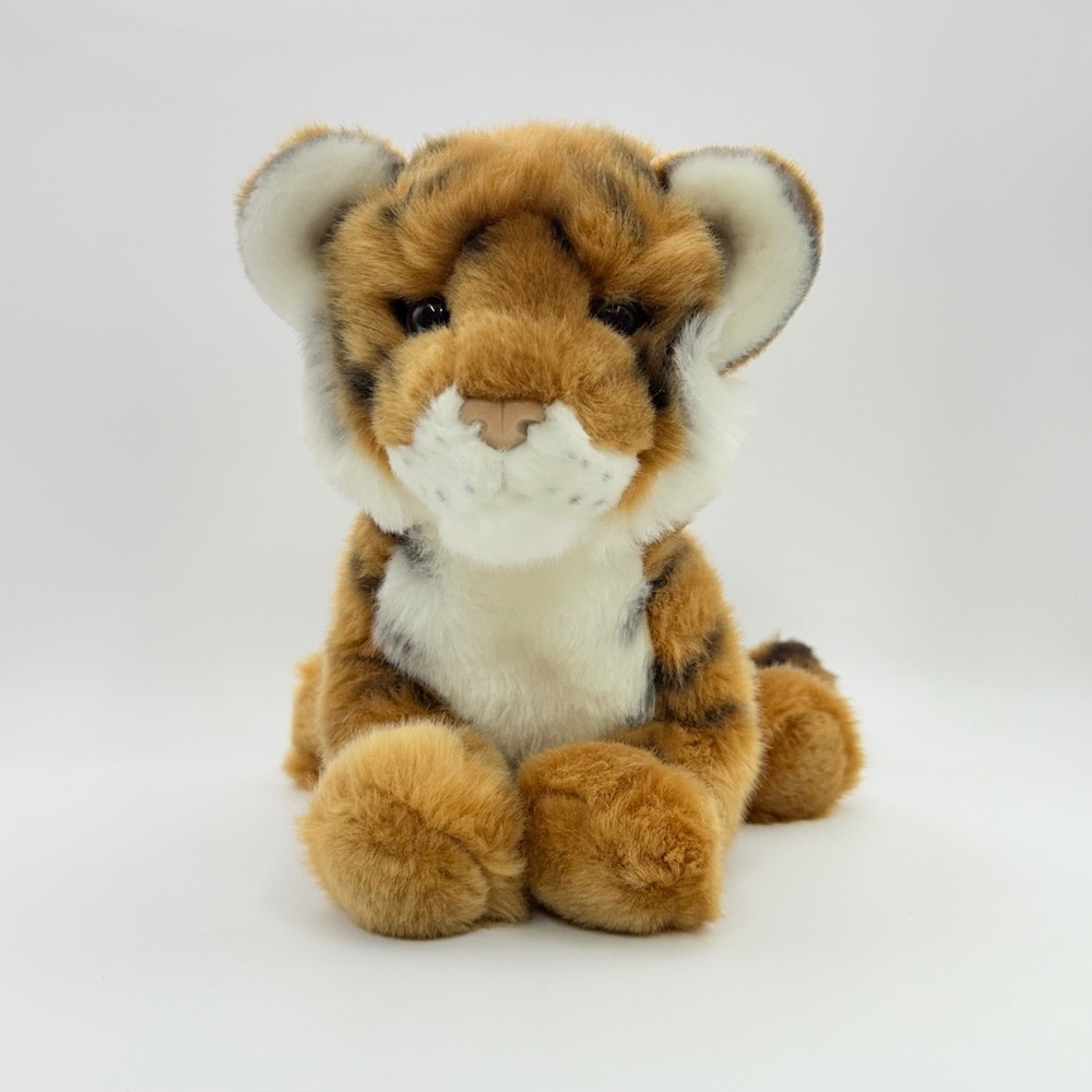 Douglas Pancake Tiger Plush Floppy Laying Realistic Striped Stuffed Animal #1869